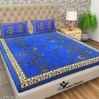 Cotton Queen Bedsheet with 2 Pillow Cover 