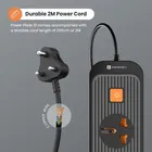 Portronics 13 Multiplug Extension Board with 2M Cord Length,Black