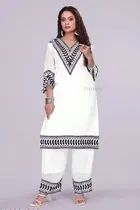 Chiffon Solid Kurta Set forwomen 