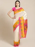 Mysore Silk Printed Saree for Women 