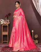 Banarasi Silk Zari Woven Saree for Women 