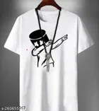 Round Neck Printed T-Shirt for Men 