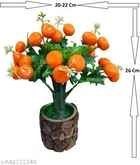 Plastic Artificial Flower With Pot,Multicolour