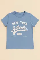 Round Neck Printed T-Shirt for Boys 