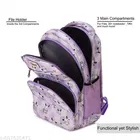 Polyester Backpack Bag, Purple