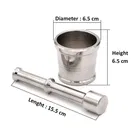 Stainless Steel Mortar and Pestle, Pack of 1