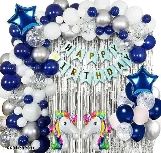 35 Pcs Balloons Decoration Kit, Multicolour, Set of 1