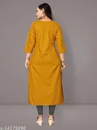 Floral Embroidered Cotton Blend Kurti for Women 