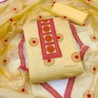 Chanderi Cotton Unstitched Dress Material for Women 