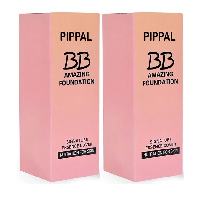 Pippal B.B. Amazing Foundation (60 ml, Pack of 2)