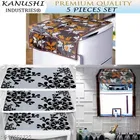 KANUSHI Industries® 1 water purifier cover + 1 Pc Fridge cover/Refrigerator cover + PVC Fridge Mats Set Of 3 / Refrigerator Mats 