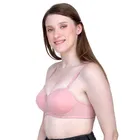 Cotton Blend Solid Padded Bra for Women 