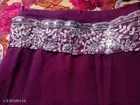 Georgette Saree for Women, Wine 