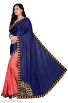 Eri Silk Solid Saree For Women, Multicolor