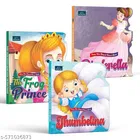 Fairy Tale Shaped Board Book | Beauty and the Beast, The Princess and the Pea, and Thumbelina | for kids | story books | 