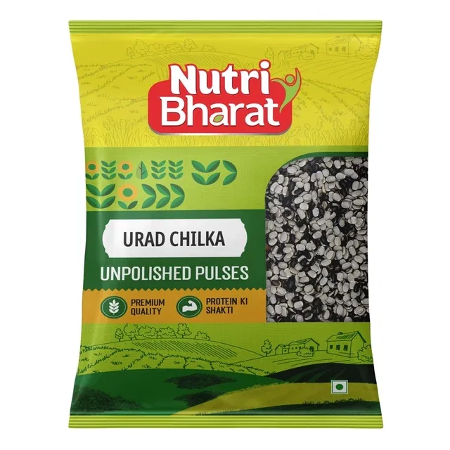 Nutri Bharat Unpolished Urad Chilka 1 kg