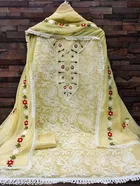Chanderi Cotton Unstitched Suits for Women 