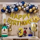 Cocktail Theme 3rd Birthday Balloon Decoration Kit , Multicolor, Pack Of 68