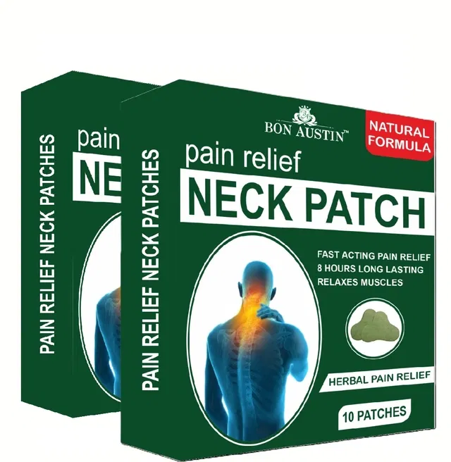 Bon Austin Neck Pain Relief 10 Pcs Heat Patches (Pack of 2)