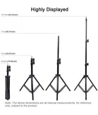 Tecsox 10 Inch 3 color Mode Led Ring Light with 7 Feet Tripod Stand for Mobile Phones & Camera, Suitable for Vloggers Photo & Video Shoot, Makeup and More 