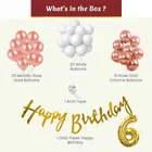 6th Happy Birthday Balloon Decoration Kit, Multicolor, Pack Of 53