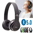 P47 Foldable Wireless Bluetooth Headphone with Mic & SD Card Support 
