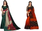 Khadi Silk Printed Saree for Women 