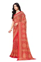 Georgette Printed Saree for Women 