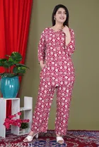 Rayon Top & Bottom Set for Women 