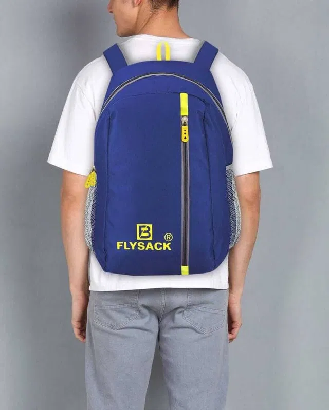 FLYSACK Medium 22 L Backpack Flysack22 L Backpack Casual Bag WaterResistant Tuition Picnic Daypack (Blue)