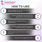 Majestique Nail File,Clipper and Cleaner Professional Steps Polishing Shining Your Fingernail & Toenail Tool Kit Sets 