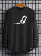 Round Neck Printed T-Shirt for Men 