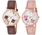 Designer Leather Analog Watch for Women & Girls 