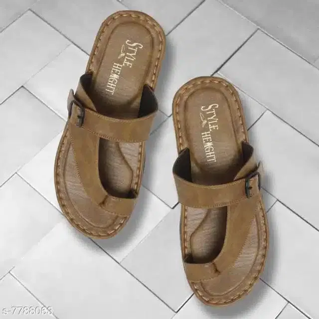 Slippers for Men (Tan, 10)