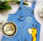 Hosiery Cotton & Denim Printed Clothing Set for Kids, Multicolor 