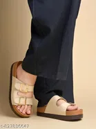Shoetopia Heel Sandals Cream Size IND-6