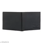 PU Solid Wallet for Men, Black