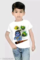 Round Neck Printed T-Shirt for Boys 
