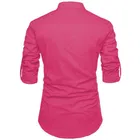 Trendy Cotton Full Sleeves Short Kurta For Men 