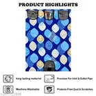 KANUSHI Industries® Top Load Fully Automatic Washing Machine Cover + 1 Pc Fridge Covers/Refrigerator Cover + 1 Pc Fridge Handle Cover 