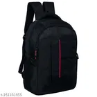 Nylon Backpack for Men & Women, Black