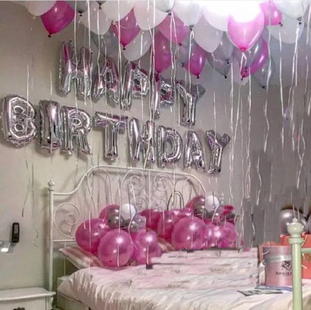 Happy Birthday Banner Foil Balloon (Multicolor)