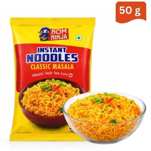 नोम निंजा इंस्टेंट मसाला नूडल्स 50g