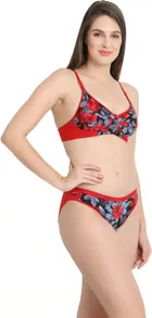 Cotton Blend Lingerie Set for Women 