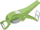 Plastic 2-in-1 Vegetable Slicer cum Peeler 