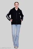 Nylon Solid Jackets for Women 