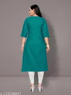 Floral Embroidered Cotton Blend Kurti for Women 