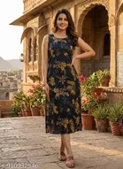 Floral Printed Kurti for Women 