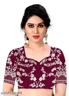 Georgette Saree for Women, Wine 