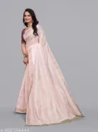 Linen Striped Saree for Women 